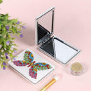 DIY Butterfly Special Shaped Diamond Painting Mini Makeup Mirror (XJ015)