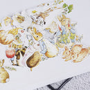 100pcs rabbits cardstock die cuts for scrapbooking happy planner/card making FT