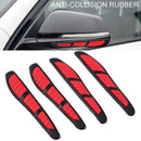 4 * Red Car Door Edge Guard Strip Scratch Protector Anti-collision Trim Stickers