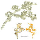 Flower Branches Metal Cutting Dies Stencil DIY Scrapbooking Paper Cards Decor â„–[