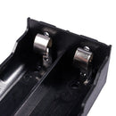 5X(Black Battery Holder 4 Pins for 2x18650 Rechargeable Li-ion Batteries O7O5)