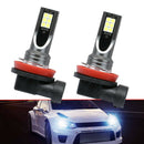 2Pcs H11 LED Headlight Fog light Kits 60W 1200LM Bulbs Power 6000K White Durable
