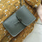 Touch Screen Phone Purse Women PU Shoulder Chain Mini Pouch (Dark Grey)