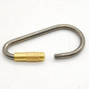 D-shaped Titanium Alloy Hiking Outdoor Camping Tool Durable Key Chain Buckle