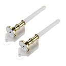 2Pcs 2Pcs LED Solar Window Candle Wall Light Indoor Xmas Decor Flameless