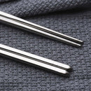 1 Pair Stainless Steel Chopsticks for Sushi Noodle Rice Chinese Chop Sticks New