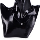Fashion Women Crystal Necklace Invisible Line Zircon Clavicle Chain Necklace Z
