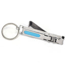 Ultra-thin Foldable Hand Nail Clippers Cutter Trimmer Stainless Steel Keych Gw
