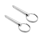 2pcs 316 Stainless Steel Quick Release Pin 5/16" For Boat Top Deck Hinge