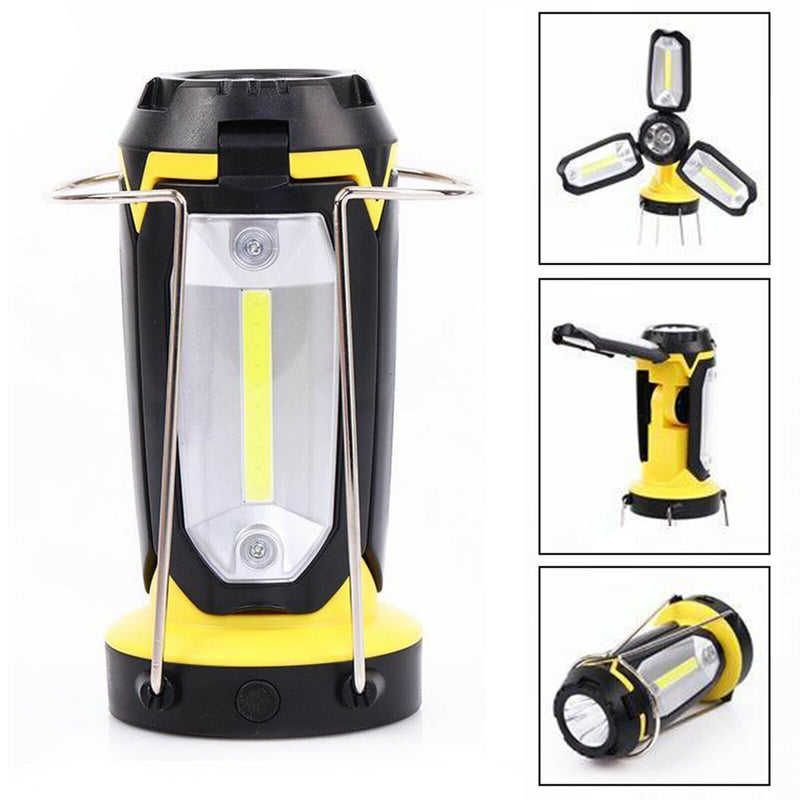 LED Camping Lantern Rechargeable, Brightest Flashlight Waterproof for Emergency