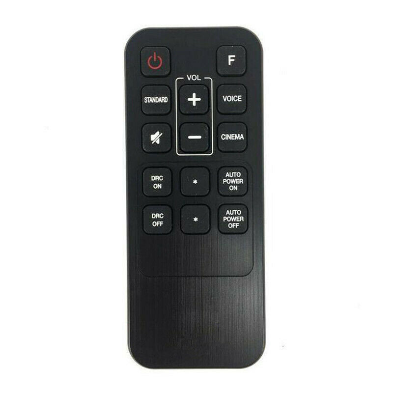 ABS Black Remote Control Controller For LG LAS160B 2.0 Ch Soundbar AKB74815311