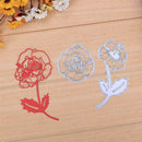 2pcs Rose DIY Cutting Dies Stencils Scrapbook Embossing Album Cards Gifts