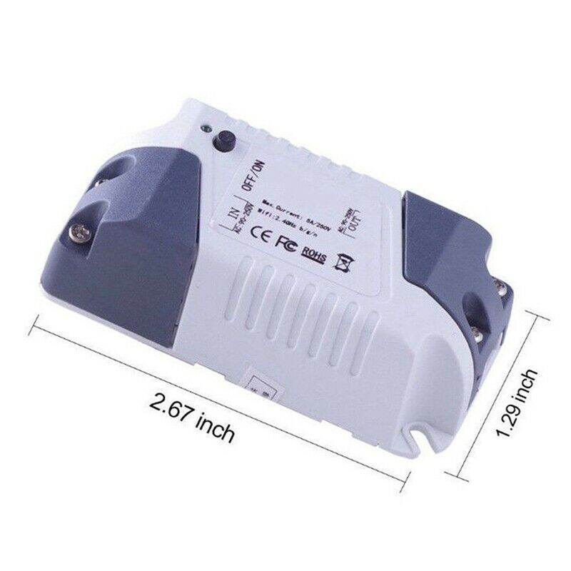 Smart Switch Wifi Remote Light Switch Universal Module Relay, Wireless Voic J6V2
