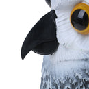 Large Realistic Owl Decoy Rotating Head Weed Pest Control Crow Scarecrow ME