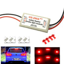 1Pcs 10-30V Car GS-200A Brake Tail Light Flash Strobe Controller Flasher JR