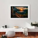 Color Landscape Painting Kit Present DIY Full Round Drill Diamond Picture