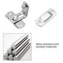 90 Degree Stainless Steel Sliding Door Lock Cabinet Latch Catch Clasp (A) A