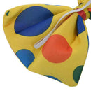 clown bow tie fancy dress dot multi color