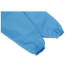 Men Women Blue Point Collar Anti Static Clean Room ESD Overall Gown w Cap X