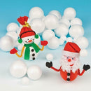 1 pcs Polystyrene Styrofoam Foam Ball White Craft Balls Wedding Christmas Decor