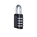 4 Dial Digit Combination  Lock Suitcase Luggage Code Password Lock Padlock FT