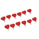 50pcs Wooden Love Snack Photo Clip Clothespin Craft Postcard Clamps Decor