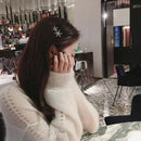 Korea Fashion Hairclip Shiny Star Snowflake Shape Hairpin Hair Accessories