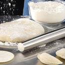 Kitchen 304 Stainless-Steel Rolling Pin Flour Pastry Dough Roller Baking Tools