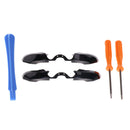 2 Pcs Black LB RB Bumpers Triggers Switch Buttons + Screwdrivers Kit for