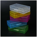 5 Colors in One Set Hard Plastic Case Holder Storage Box Rack for Battery 1 J6Y3