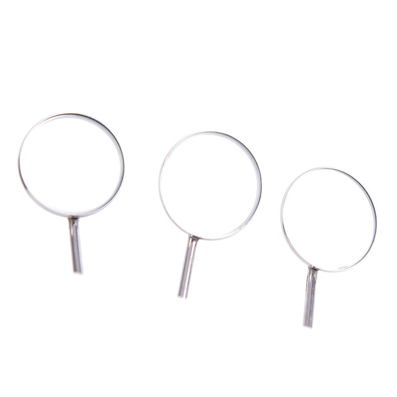 1PC Dental Mirror Dentist Stainless Steel Handle Tool for Teeth Cleaning BDA Gw