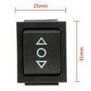 5PCS 3 Position 6 Pin Hoist Boat ON-OFF-ON Momentary Rocker Switch DPDT 16A