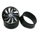 Car Turbo Charger Air Intake Gas Fuel Saver Car Refitting Fan Vent(Black)
