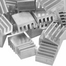 50pcs 9*9*5mm Mini Aluminium Heatsink For IC LED Chipset RAM A8F8