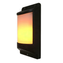 Waterproof 91 LED Solar Wall Flame Lamp Halloween Christmas Outdoor Decor