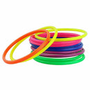10X Child Kids Plastic Toss Rings Circle Hoopla Game Throw to Fun 5.1"