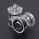 2pcs Mini Acrylic Manual Grinding Device Salt Pepper Mill Grinder Kitchen