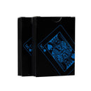 55Pcs/Set Poker Waterproof Plastic PVC Set Playing Cards Pure Black Regular Hot