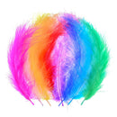 50pcs/set turkey feathers 10-15cm chicken plumes for carnival diy craft decor BX