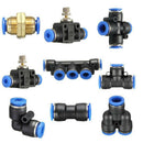 5pcs Nylon Pneumatic Bulkhead Connector Push In Fittings Air/Water Hose 10mm