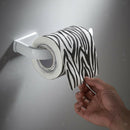 Brass Toilet Paper Towel Holder Bathroom Roll Tissue Storage Hook Hanger White