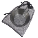 Portable Camping Picnic Cookware Stainless Steel Cooking Hiking Bowl Pot Pan ME