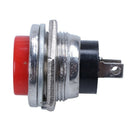 3 Pcs AC 125V 3A SPST Normal Open Momentary Push Button Switch Red G8W6