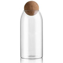 Transparent Glass Storage Tank Borosilicate Glass Sealed Cans With Cork For V3A5