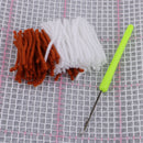 DIY Latch Hook Rug Kits Embroidery Carpet Cushion Winter Gift - Wolf Pattern