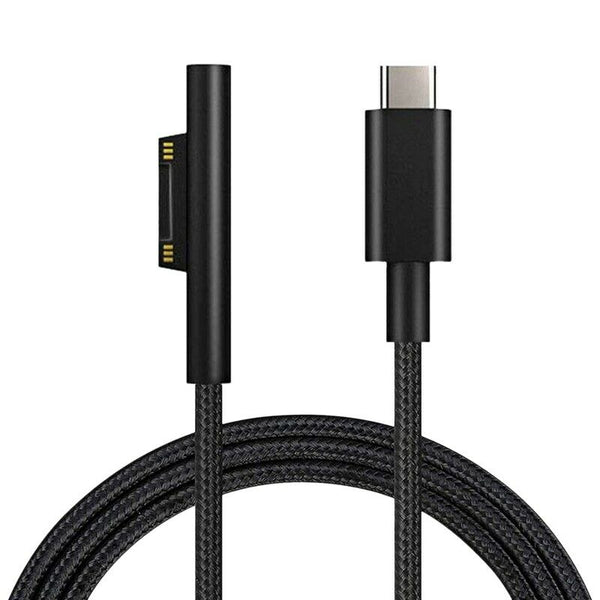 Nylon Braided USB-C Charging Cable for Surface Pro 6/5/4/3 Surface Laptop 1 F4L4