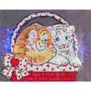 5D DIY Special-shaped Diamond Painting Animal Cross Stitch Kit (H116 Cat)