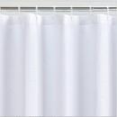 72*72 inch Pure White Bathroom Shower Curtain Waterproof Polyester  + 12 Rings