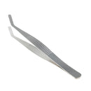 Curved Round Tip Stainless Steel Tweezers 12 cm / 4.7 inch Lab