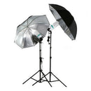33 Inch Studio Equipment Practical Soft Light Outside Black Photography Umbrella